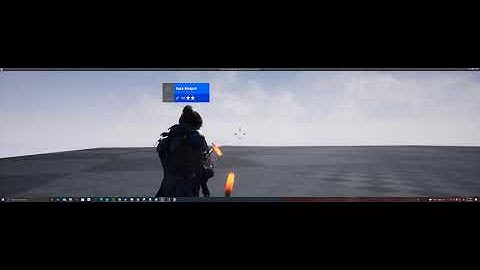 Unreal Engine Shooter - Pickup Widget Moving with Character