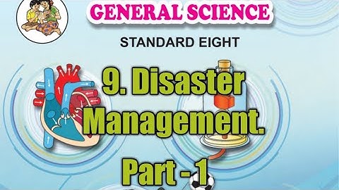 9.Disaster Management .Part - 1