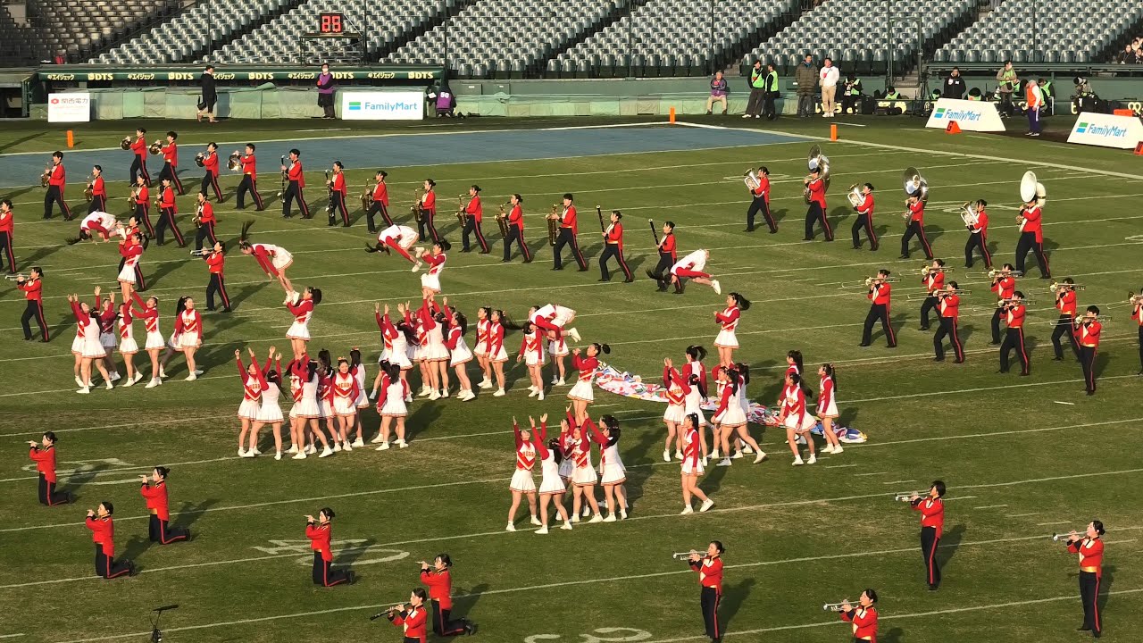HALF TIME SHOW【MINO JIYU GAKUEN GOLDEN BEARS】KOSHIEN BOWL  箕面自由学園高校