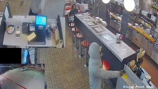West Houston restaurant robbery captured on video