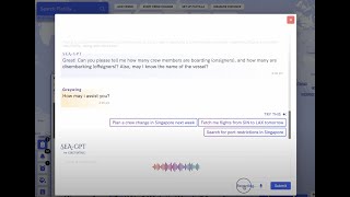 SeaGPT - the personal assistant for maritime email overwhelm.