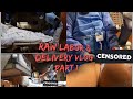 Labor &amp; Delivery Vlog Part One 💙 ( Epidural at 8cm 😳)