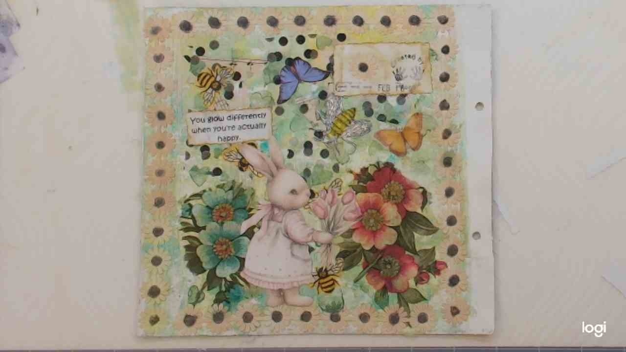 Выбор смешанной техники для бабочек и пчел