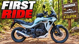 NEW Honda Transalp e-clutch First Ride / On & Off Road
