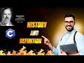 🔥 Master C Programming | History &amp; Definition of C Language | Learn C Basics in Telugu