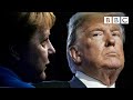 When cool Angela Merkel met fiery Donald Trump - BBC