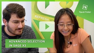 Advanced Selection in Sage X3
