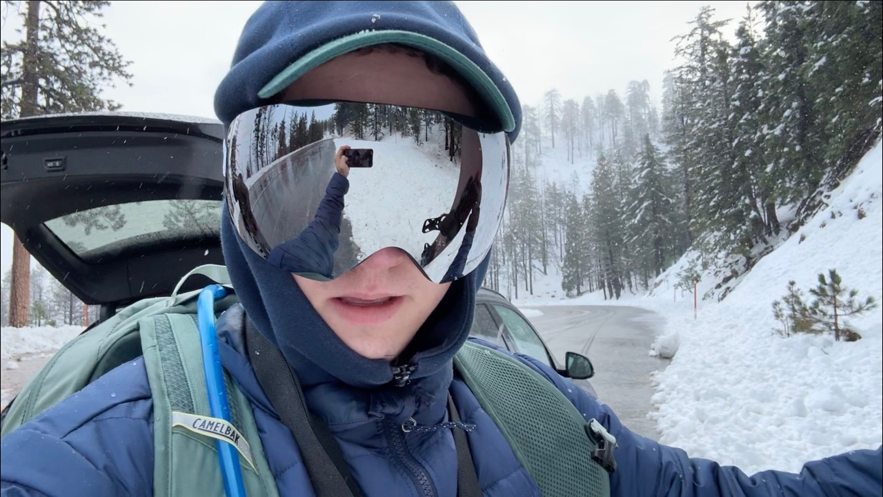 Snowboard Touring Kratka Ridge (November skiing in LA?!)