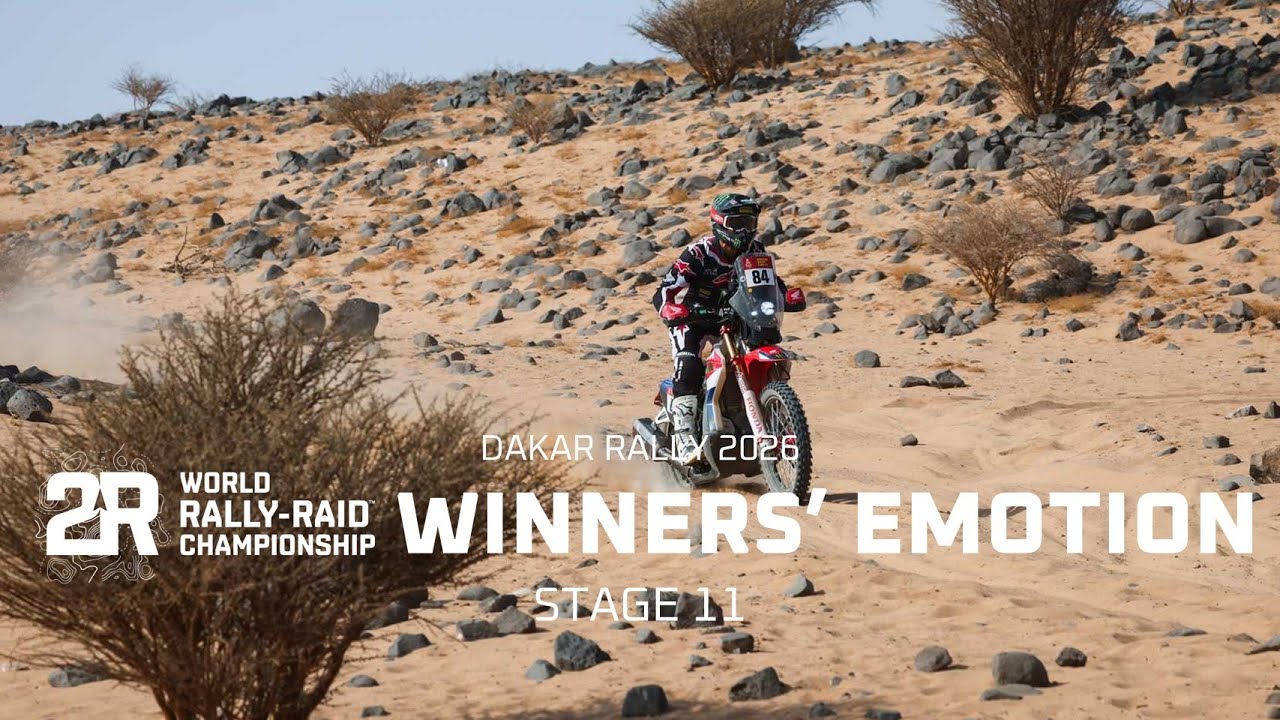 W2RC - Dakar 2026 - Stage 11 Winners' emotion