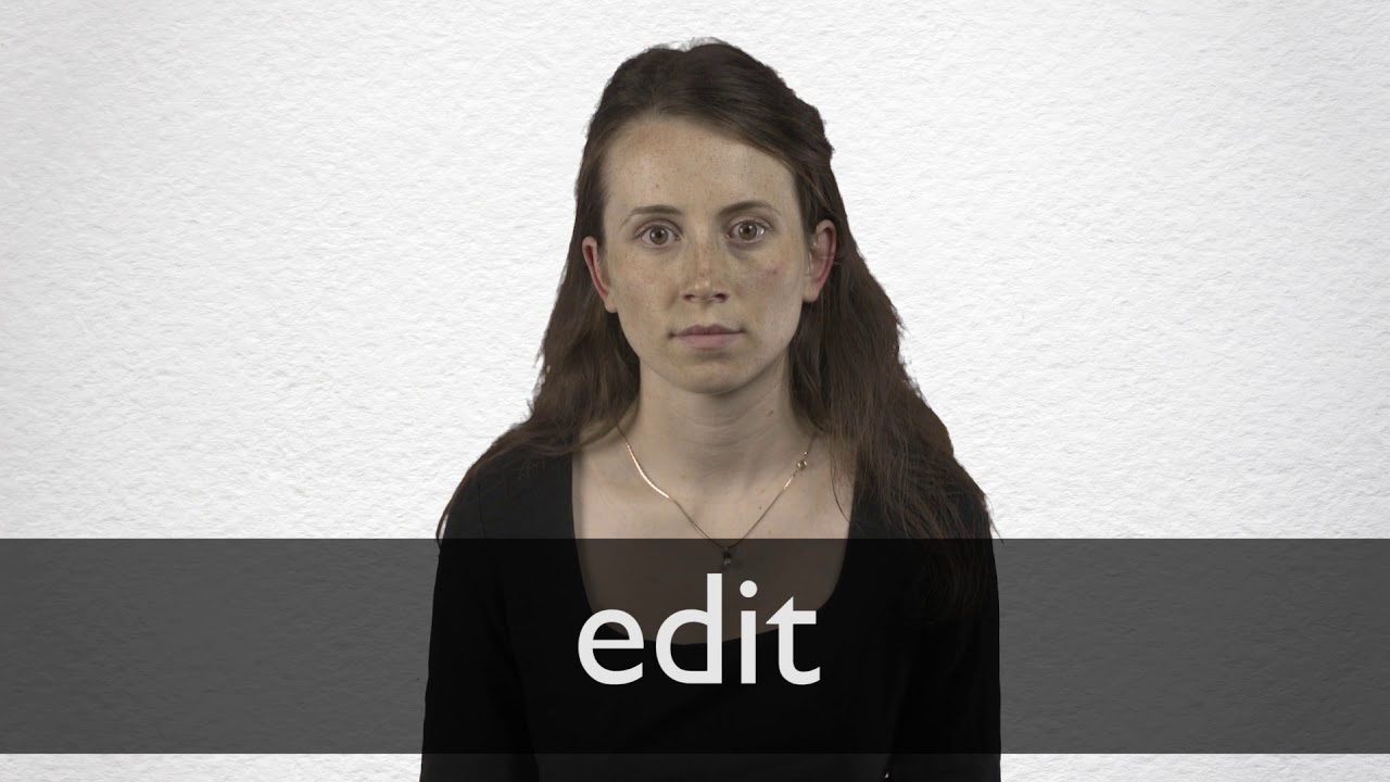 How To Pronounce Edit In British English