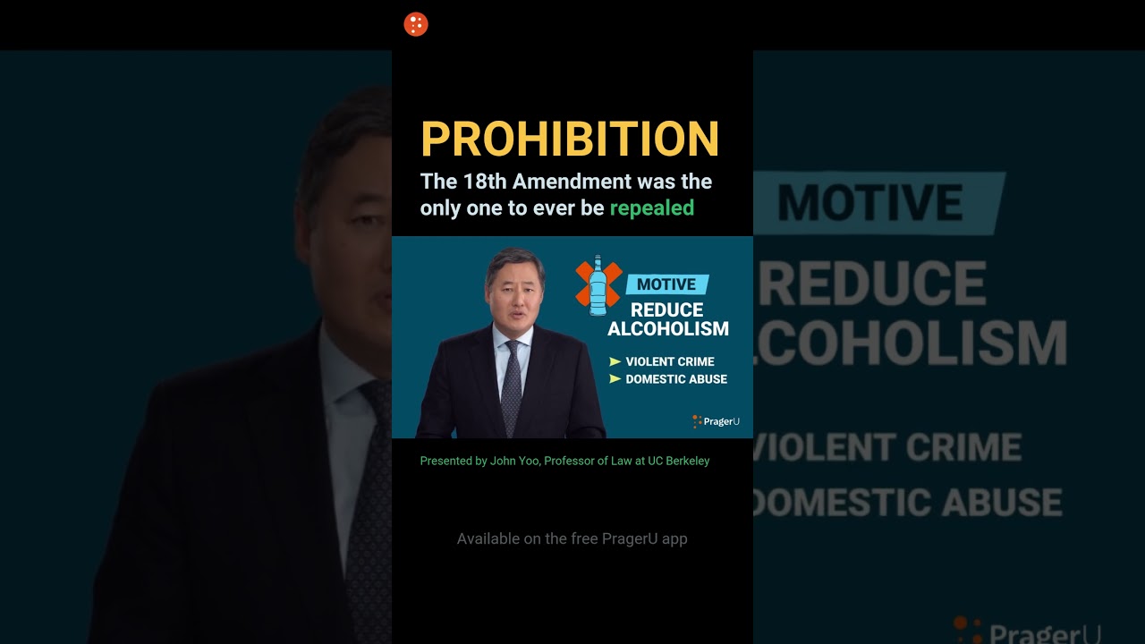 Did You Know This Was The ONLY Amendment to Be Repealed?