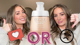 CLINIQUE EVEN BETTER CLINICAL SERUM FOUNDATION WEAR TEST & REVIEW