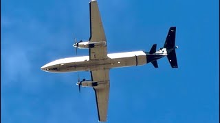 Alpine Air Beech 1900C taking off from KGTF. *N150KJ* KGTF - KGPI