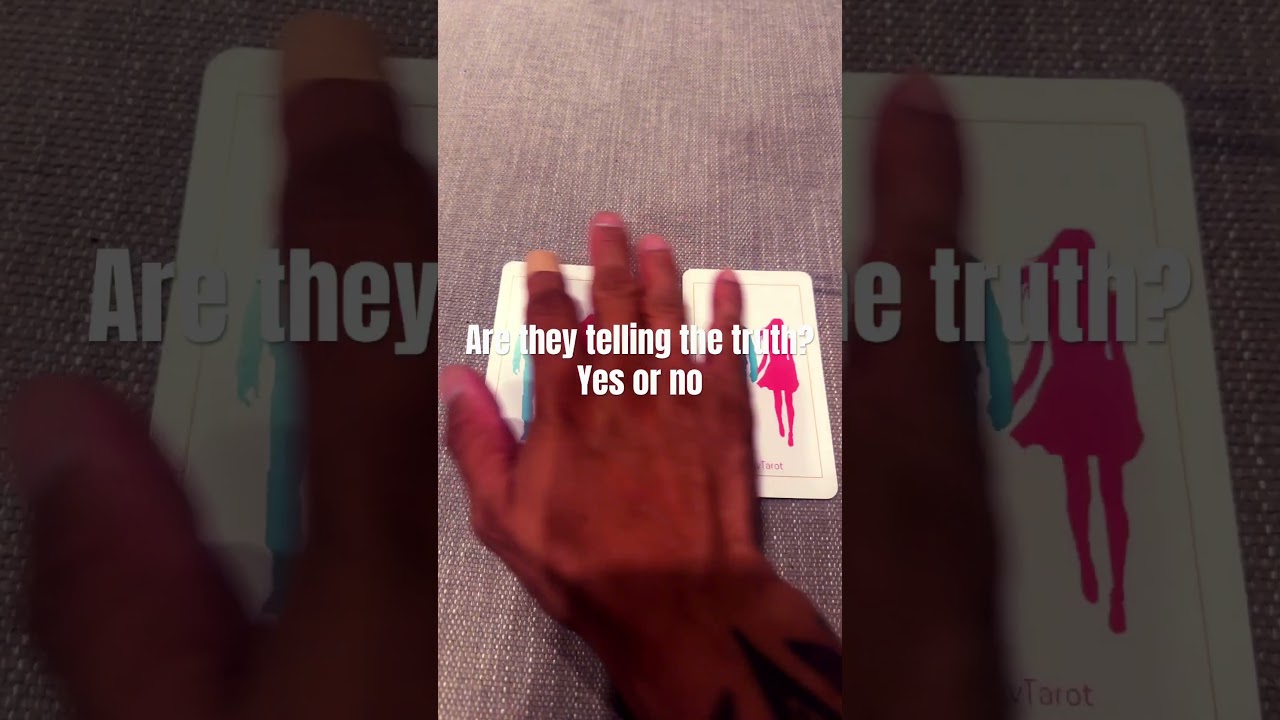 Are they telling the truth? Yes or no. 