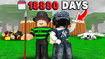 I Survived 99 Nights In The Forest With The #1 Player And Built The ULTIMATE BASE..(20,000 days)