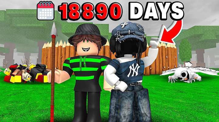 I Survived 99 Nights In The Forest With The #1 Player And Built The ULTIMATE BASE..(20,000 days)