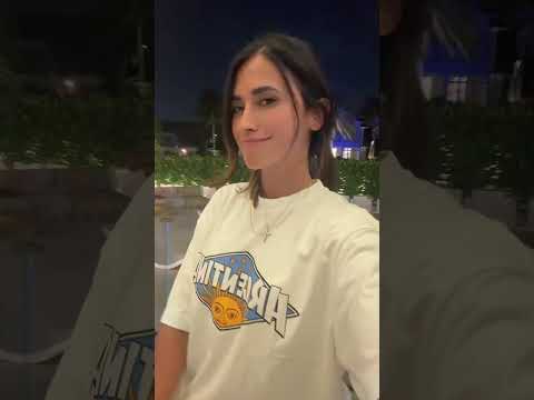 Video Antonela Roccuzzo, esposa de Messi lista para la final