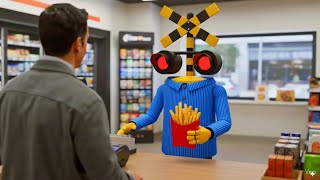 Railroad Crossing-Kuns Part-Time Job At A Convenience Store - Daily Life At A Railroad Crossing ...