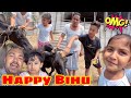 Happy bihu  suven kai vlogs  telsura rimpi  angel celebrates goru bihu 