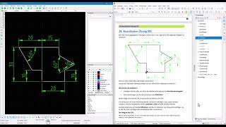 LibreCAD: Koordinaten Übung 001