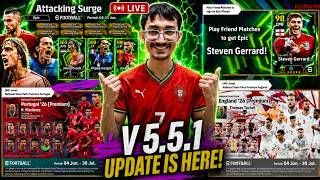 V 551 Update Is Here All Updates And Details What Is Coming Today In Efootball  