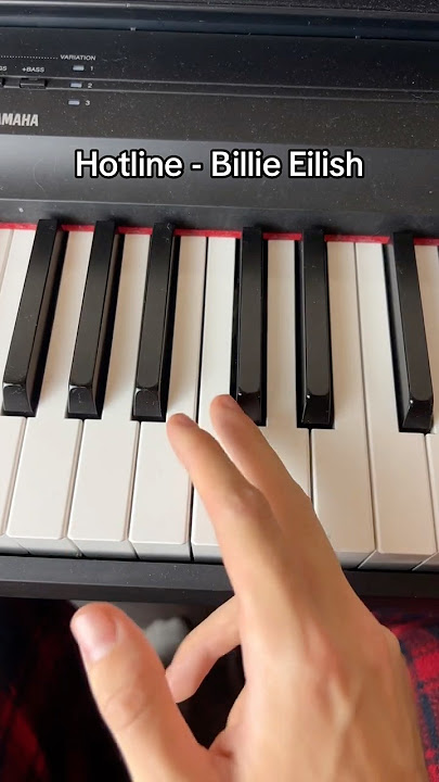 Hotline - Billie Eilish Easy Piano Tutorial