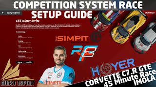 NEW GTE Winter Series on rFactor 2 Competition System - Setup Guide and back to Front Challenge