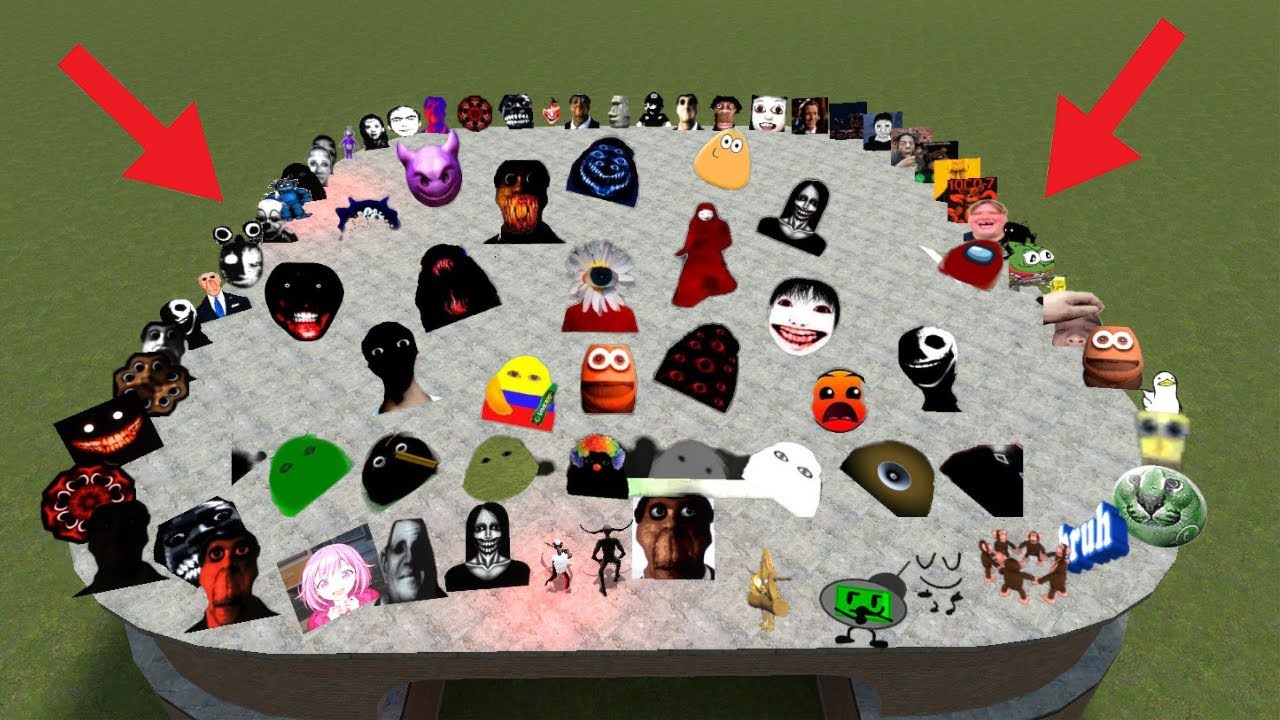 I Destroyed ALL Nextbots and Mods on the Funnel Map! | Garry’s Mod