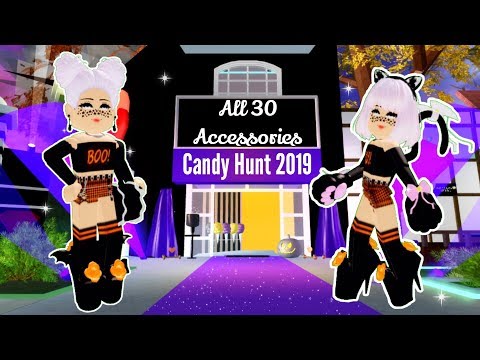 All 30 Halloween Candy Hunt Accessories Where To Get Them Royale High Showcase Youtube - roblox royal high 2019 halloween prizes
