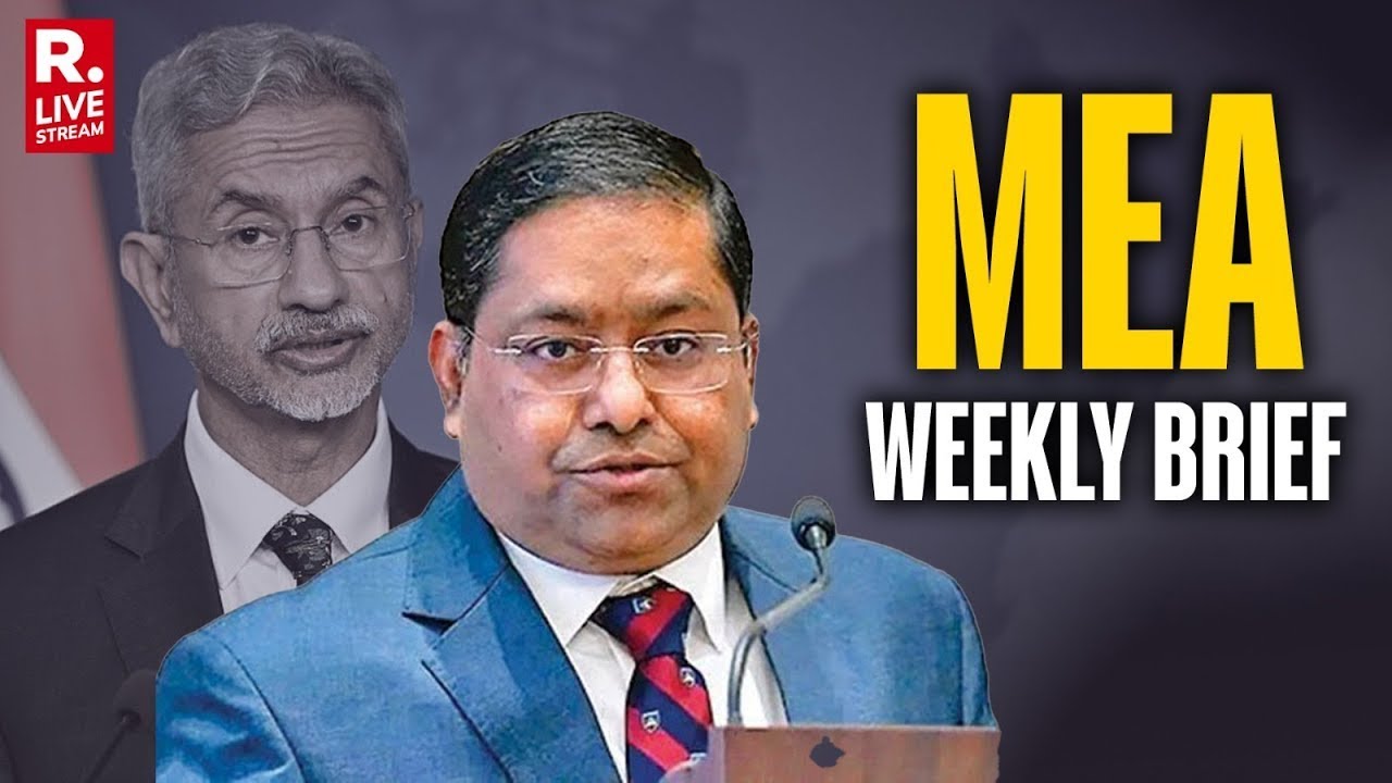 Pakistan R Mea MEA Weekly Media Briefing LIVE: Pakistan Nuclear | US | Trump | Russian ...