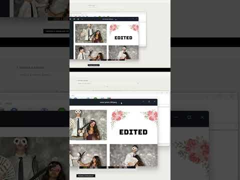 How to batch edit photobooth pictures in seconds! 📸✨ tutorial video thumbnail