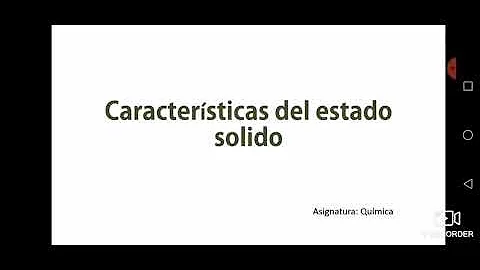 ¿Cómo es la estructura en la mayoría de los sólidos?