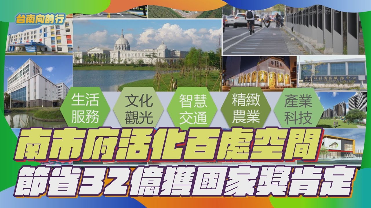 台南向前行｜南市府活化百處空間  節省32億獲國家獎肯定_EP.94
