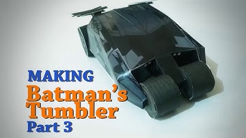 Making a papercraft Batman