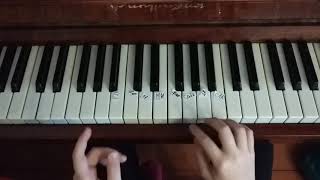 Урок игры на пианино ( Маша и медведь ) Урок игры на пианино ( Маша и медведь )