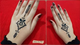 Day 53 Of Finger Henna Design Challenge One Finger Simple Mehndi Design