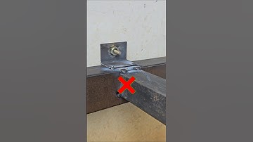 a more refined way to install concrete bolts on iron roof trusses