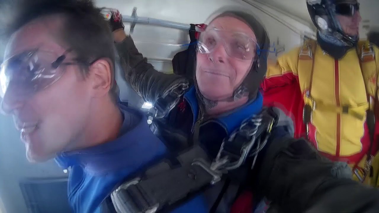 SKYDIVING with background song WHAT A WONDERFUL WORLD singed performed ...