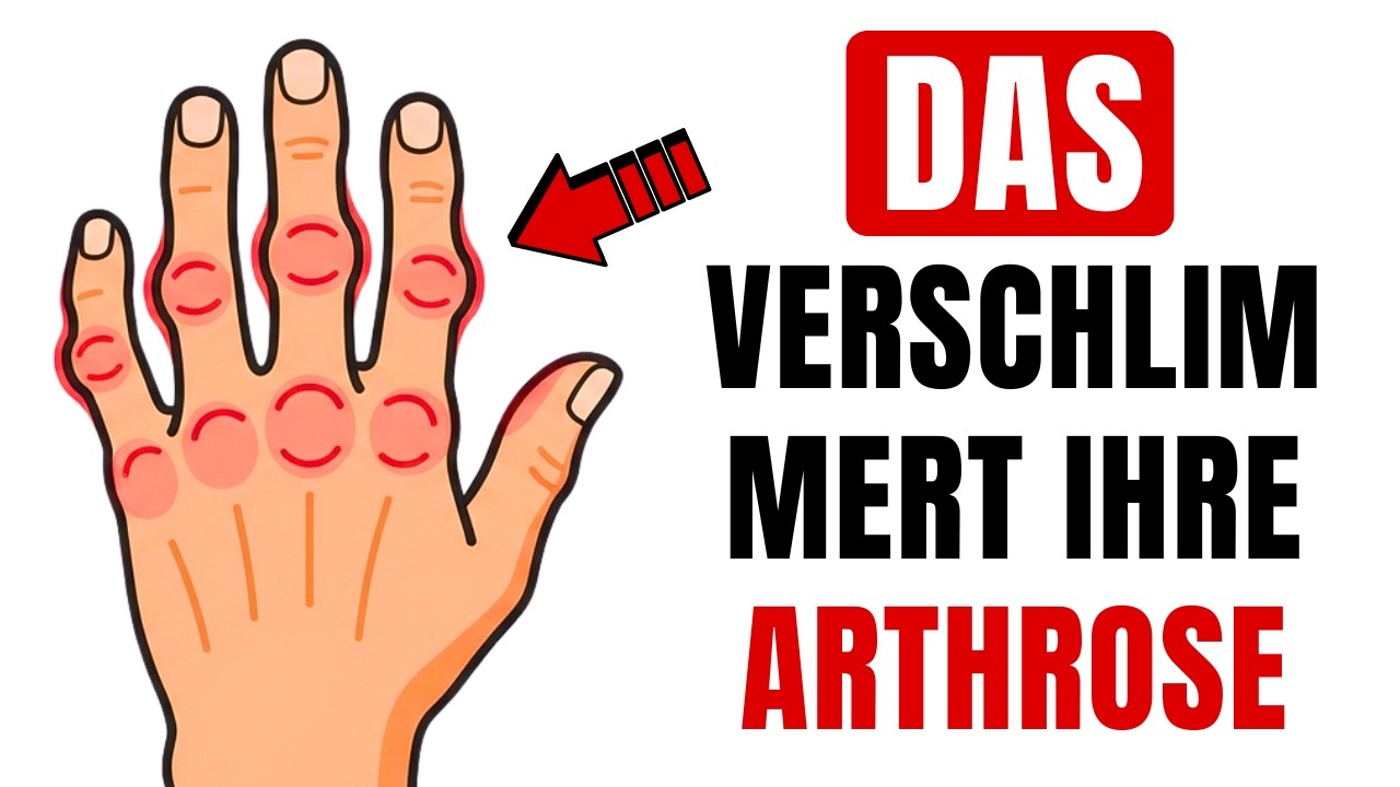 Wegen dieses Ernährungsfehlers verschlimmert sich Ihre Arthrose (99% wissen das nicht)