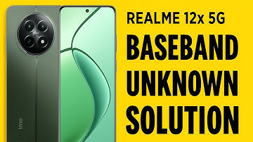 Realme 12x 5G Baseband Unknown Fix | Easy Baseband Unknown Solution | Network Problem Solution