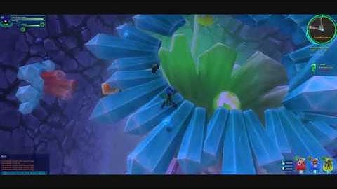 FusionFall Retro - Crystalline Caverns IZ Race Path