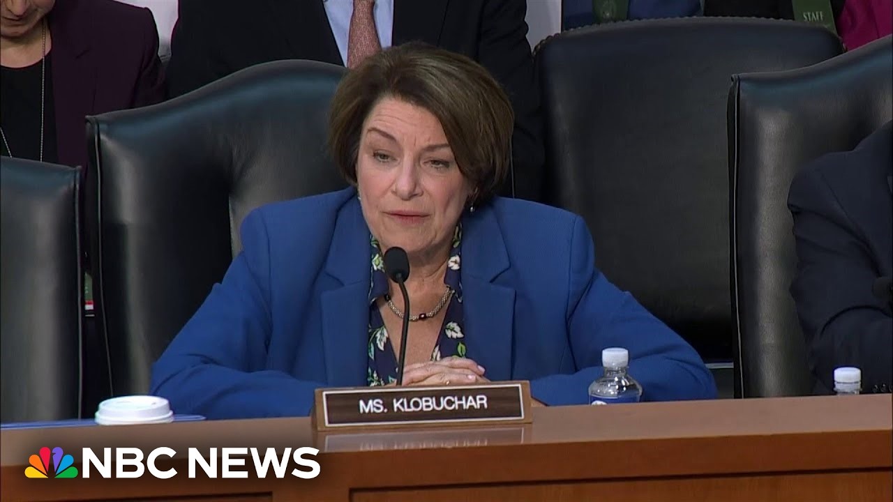 Klobuchar questions Blanche about recent ICE-involved shootings