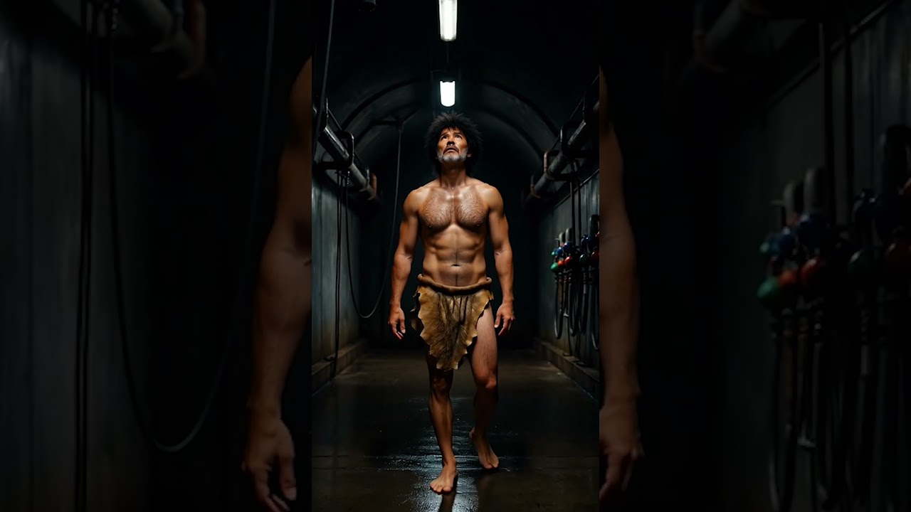 Primitive Man Walks Into a Car Wash For The First Time