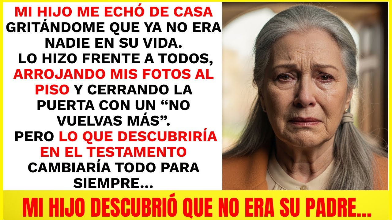 Mi hijo me echó de casa como a una sirvienta… pero el ADN reveló quién era el verdadero heredero