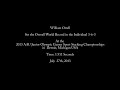 William Orrell 1.911 3-6-3 World Record
