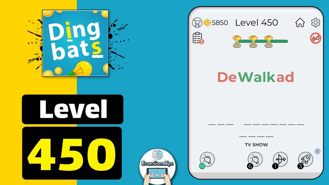 Dingbats - Word Games & Trivia - Level 450 Dewalkad Answer