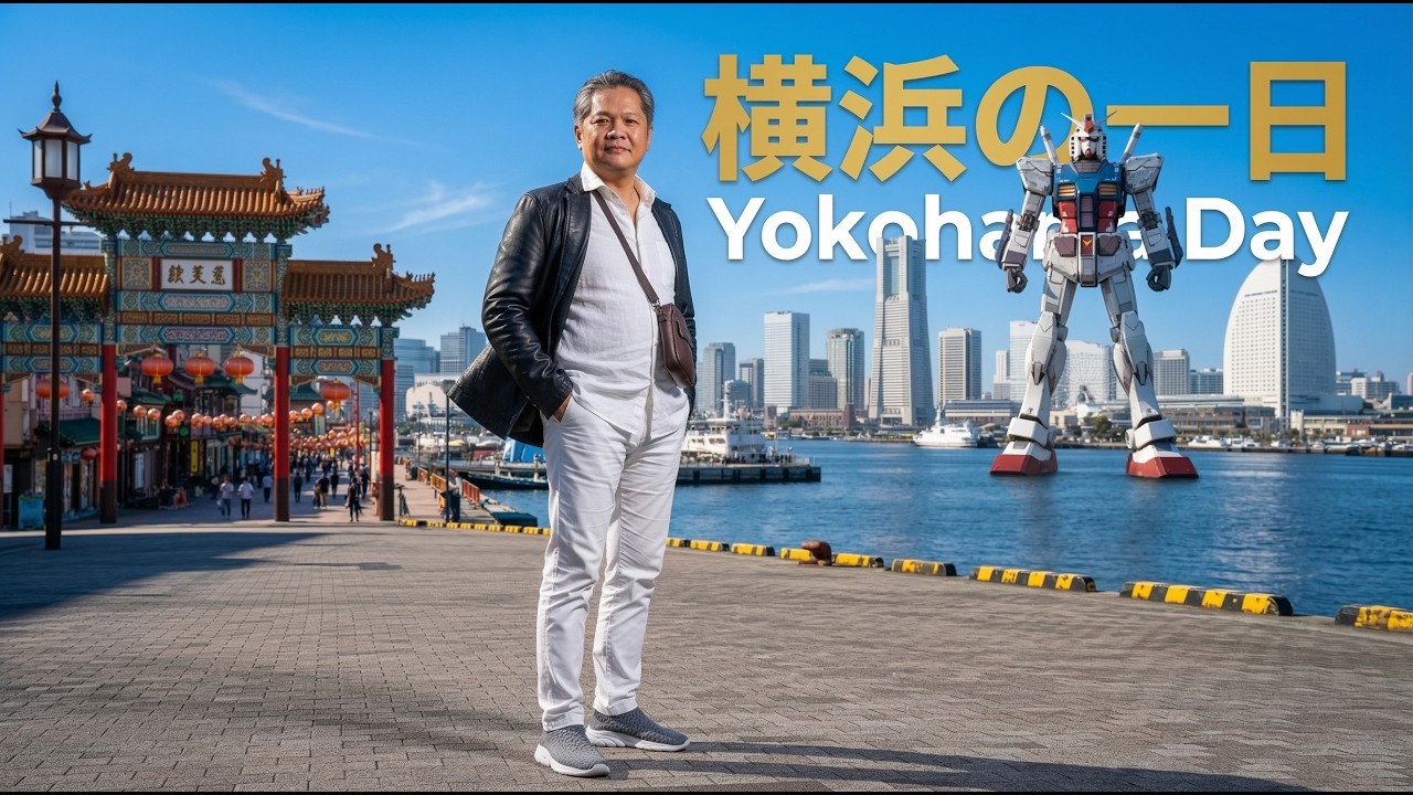 横浜の一日 🌊🍜 | Yokohama Day Trip Song – Cup Noodles DIY, Sakura & Shibuya Night