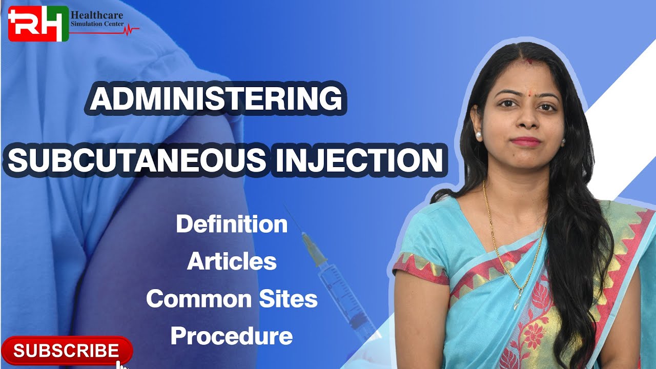 ADMINISTERING A SUBCUTANEOUS INJECTION 💉#SubcutaneousInjection # ...