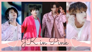 JK in PINK outfits ❤️