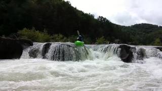 Donna nails the Alien Boof on the Upper Ocoee